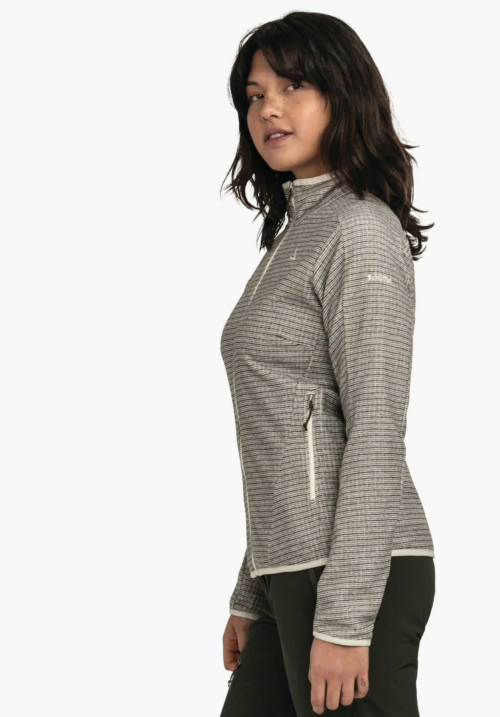 Schöffel CIRC Fleece Jk Style Terxa WMS Damen – große Größen Natur - Ansicht 3