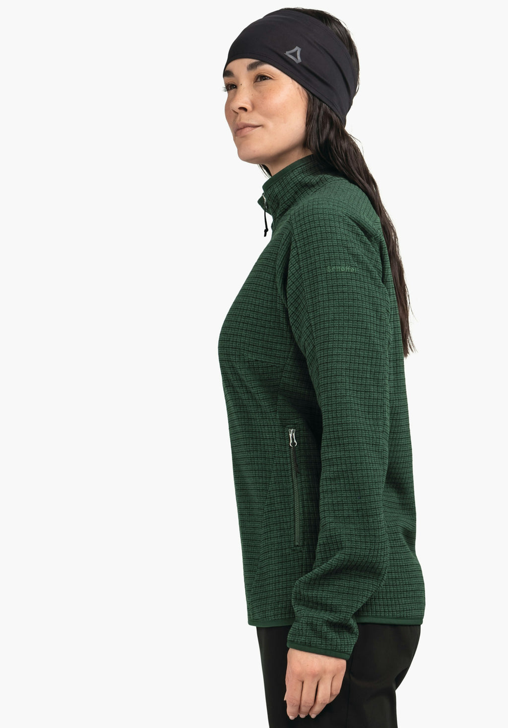Schöffel CIRC Fleece Jk Style Terxa WMS Damen – große Größen Grün - Ansicht 3