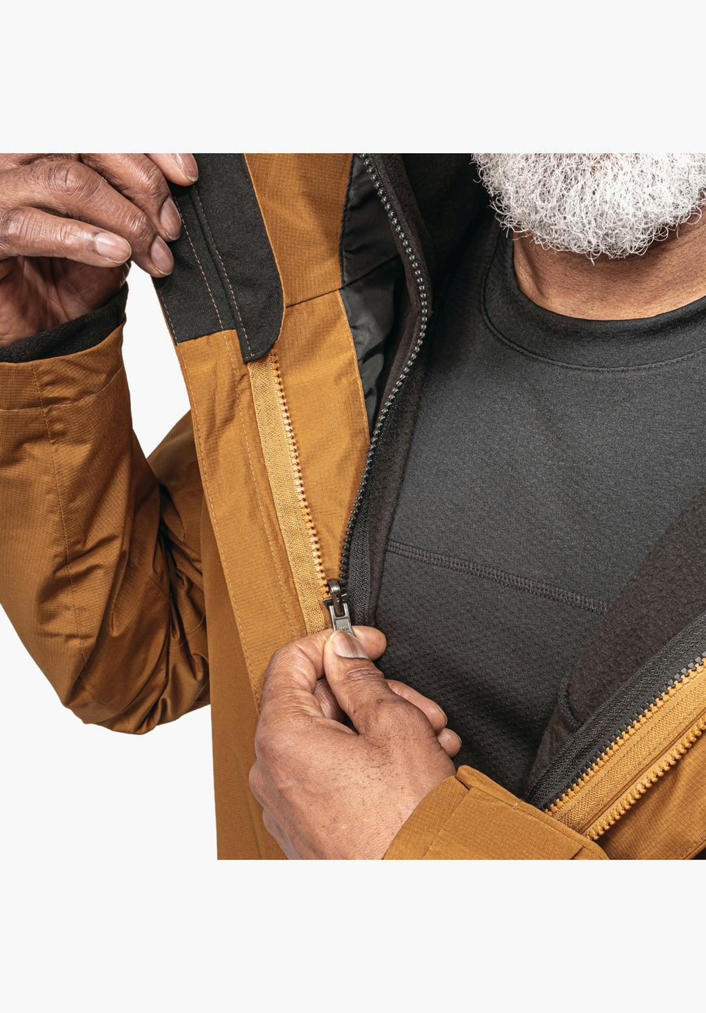 Schöffel 3in1 Jacket Style Okere MNS Herren – große Größen Braun - Ansicht 5