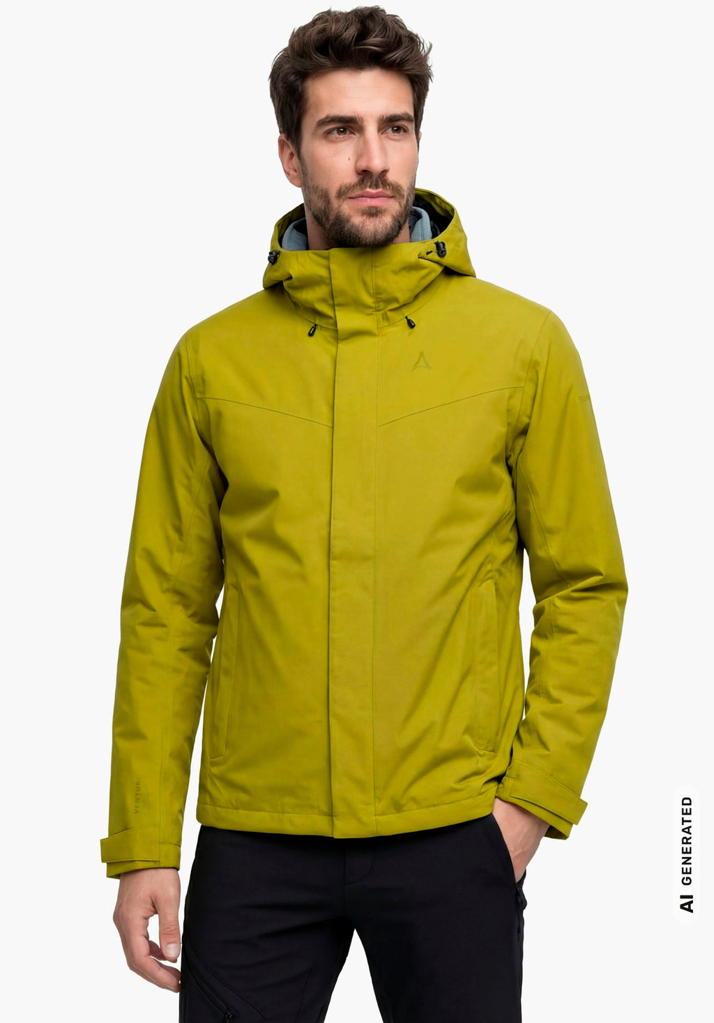 Schöffel 3in1 Jacket Style Okere MNS Herren – große Größen Gelb - Ansicht 1