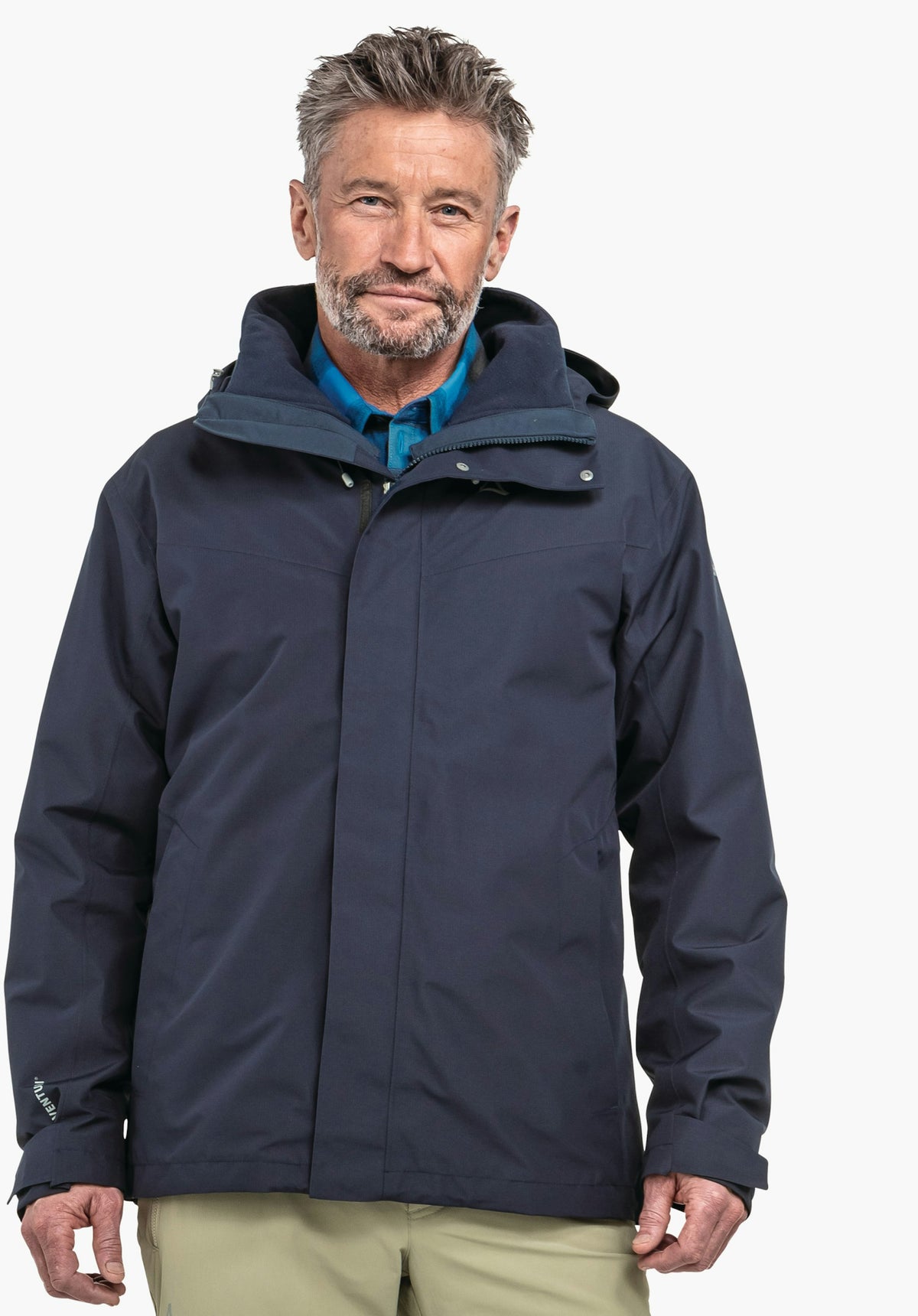 Schöffel 3in1 Jacket Style Okere MNS Herren – große Größen Blau - Ansicht 1