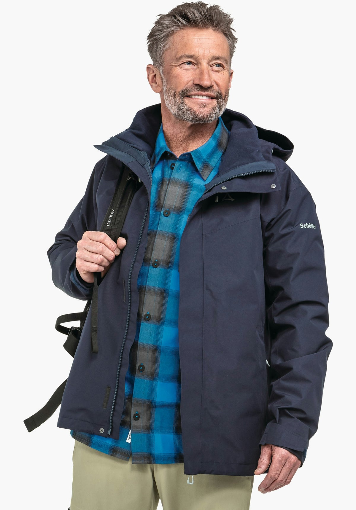 Schöffel 3in1 Jacket Style Okere MNS Herren – große Größen Blau - Ansicht 5