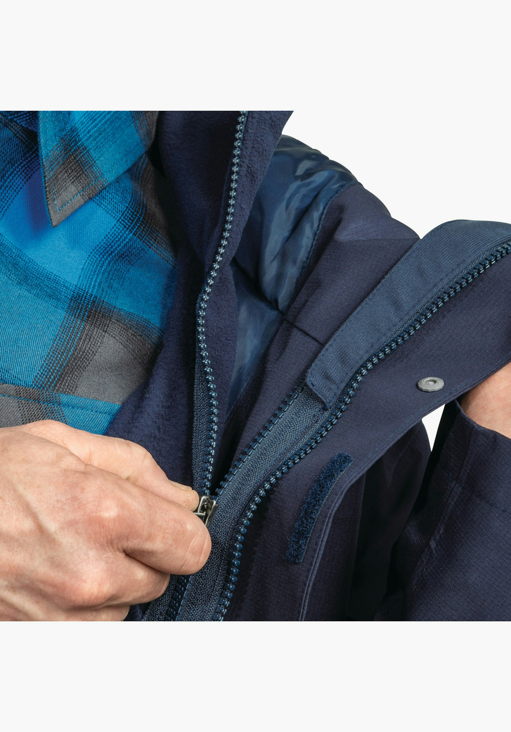 Schöffel 3in1 Jacket Style Okere MNS Herren – große Größen Blau - Ansicht 6