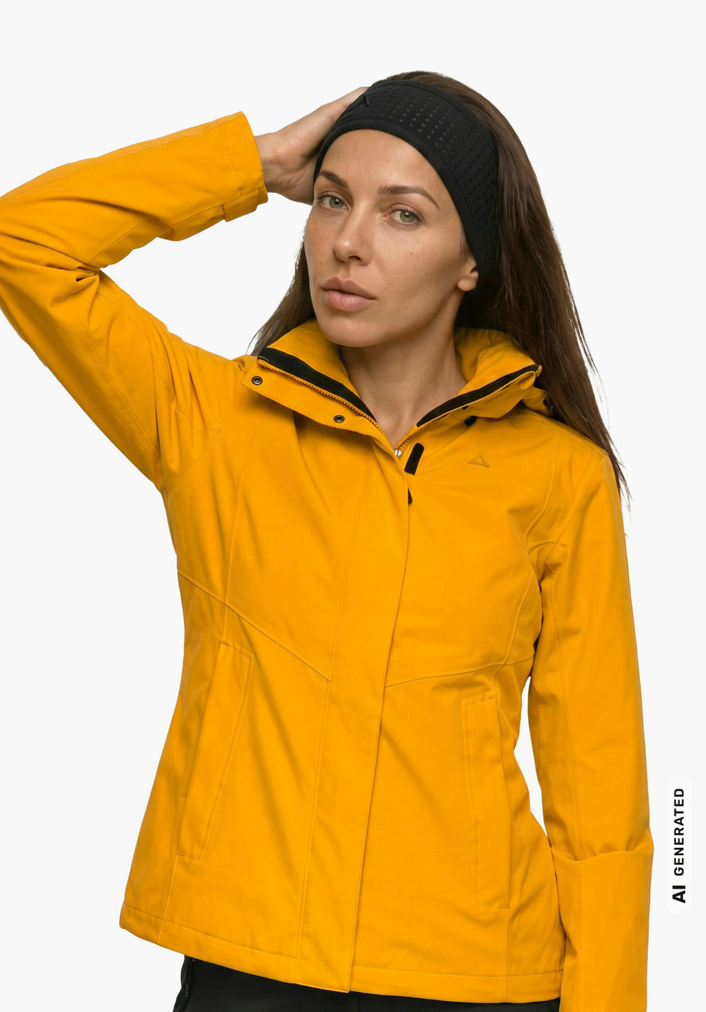 Schöffel 3in1 Jacket Style Okere WMS Damen – große Größen Gelb - Ansicht 3