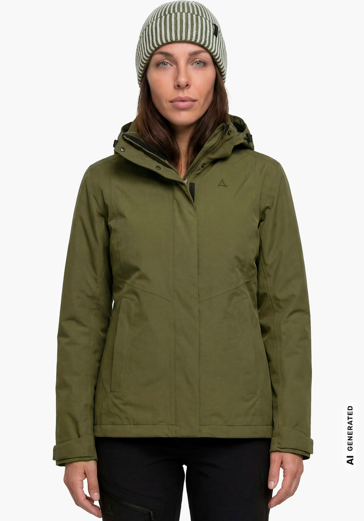Schöffel 3in1 Jacket Style Okere WMS Damen – große Größen Grün (6715) - Ansicht 1
