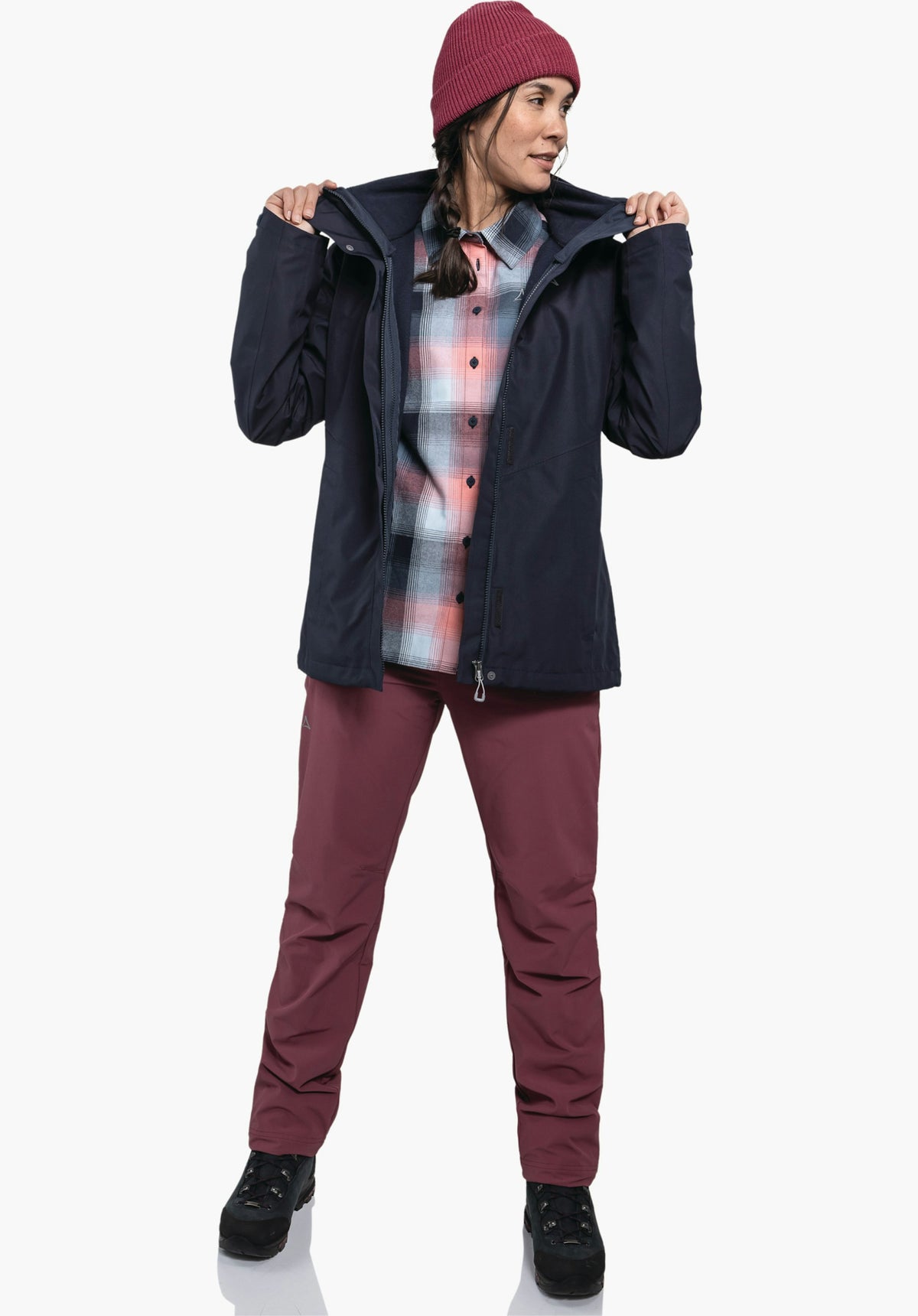 Schöffel 3in1 Jacket Style Okere WMS Damen – große Größen Blau - Ansicht 5