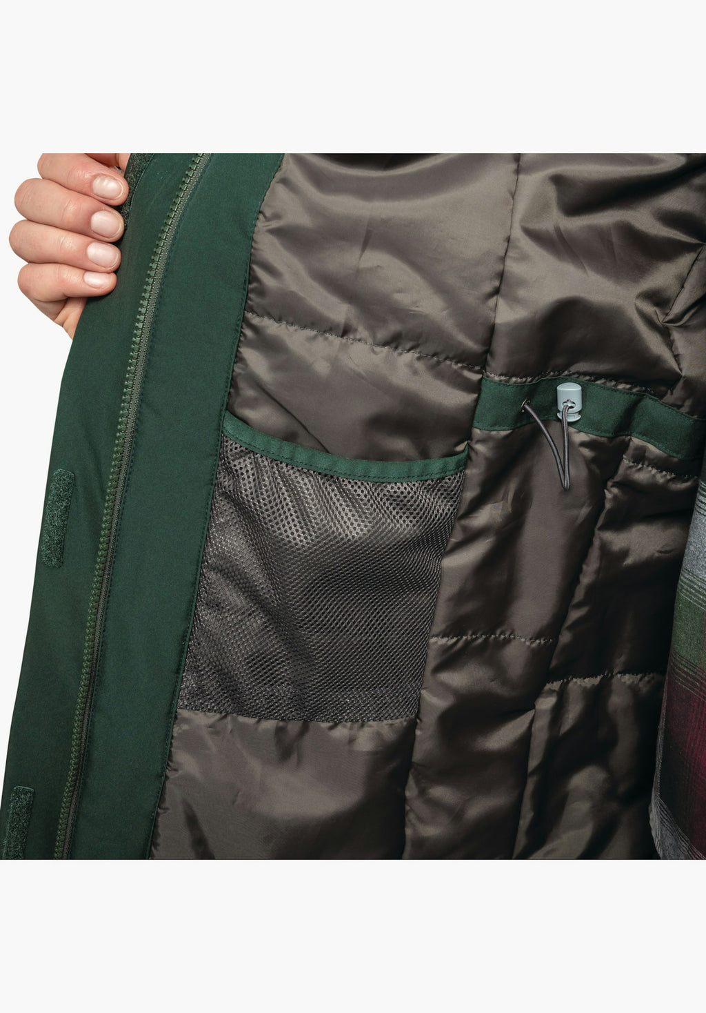 Schöffel Parka Style Froda WMS Damen – große Größen Grün - Ansicht 6