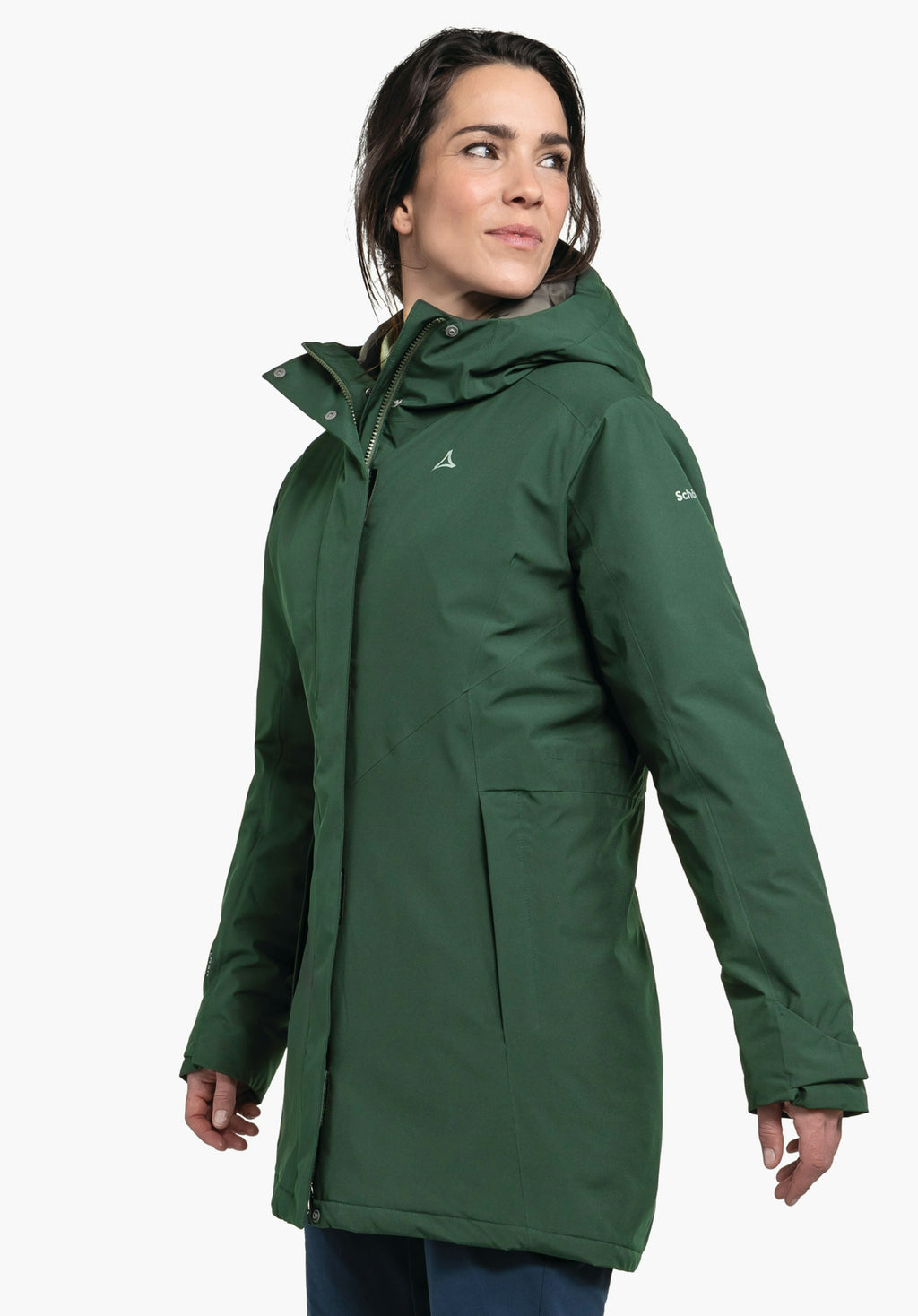 Schöffel Parka Style Froda WMS Damen – große Größen Grün - Ansicht 7