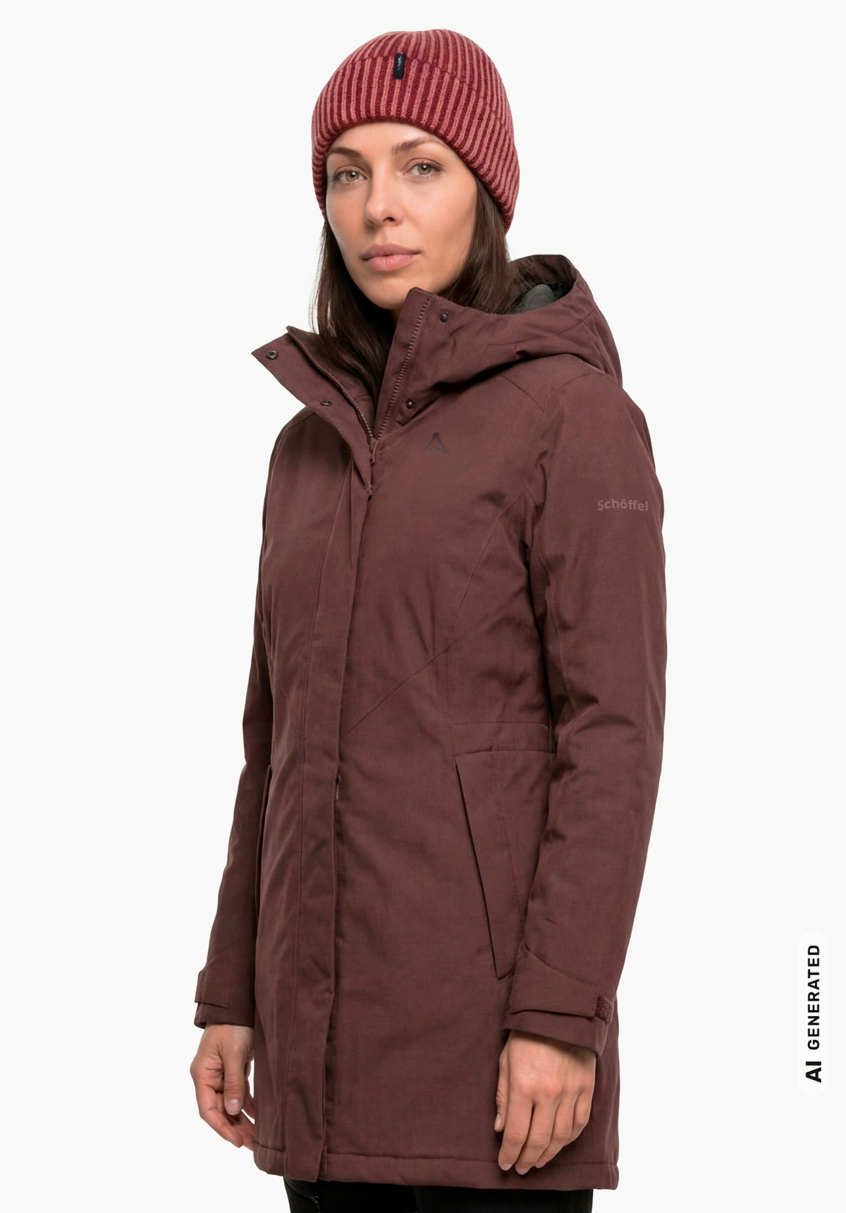 Schöffel Parka Style Froda WMS Damen – große Größen Lila - Ansicht 1