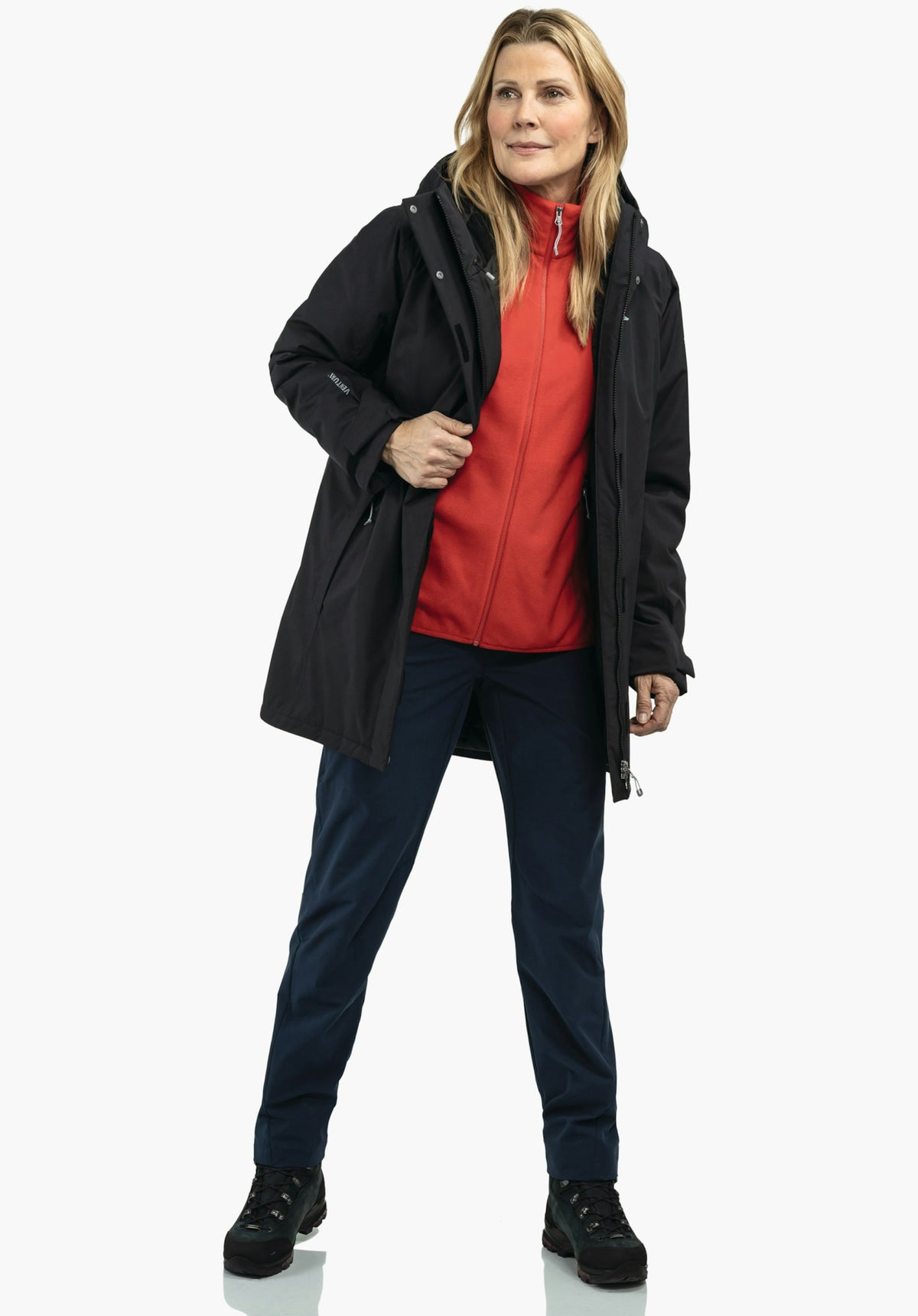 Schöffel Parka Style Froda WMS Damen – große Größen Schwarz - Ansicht 3