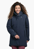 Schöffel Parka Style Froda WMS Damen – große Größen Blau - Ansicht 1
