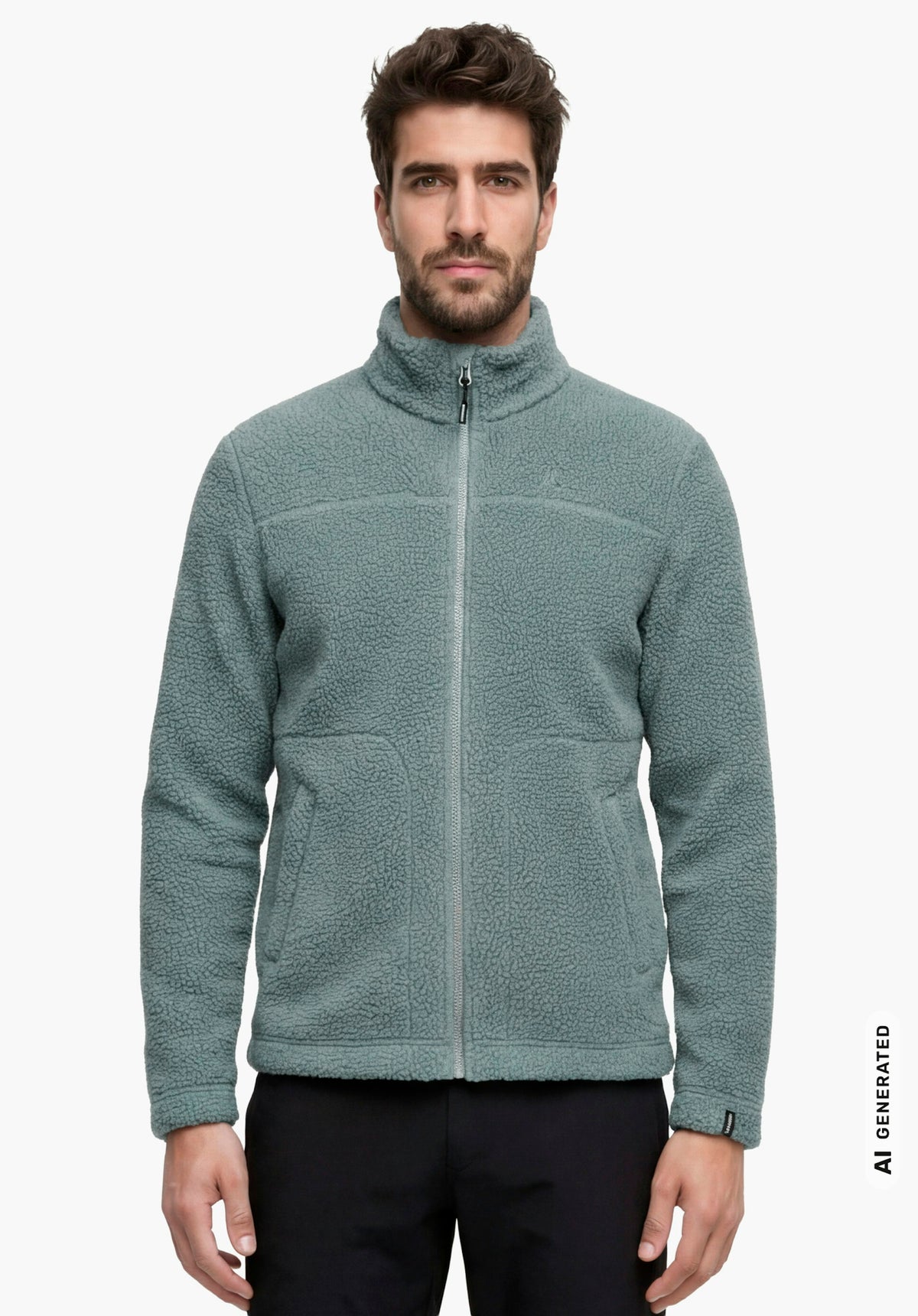 Schöffel CIRC Fleece Jk Style Purga MNS Herren – große Größen Grau - Ansicht 1