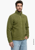 Schöffel CIRC Fleece Jk Style Purga MNS Herren – große Größen Grün - Ansicht 1