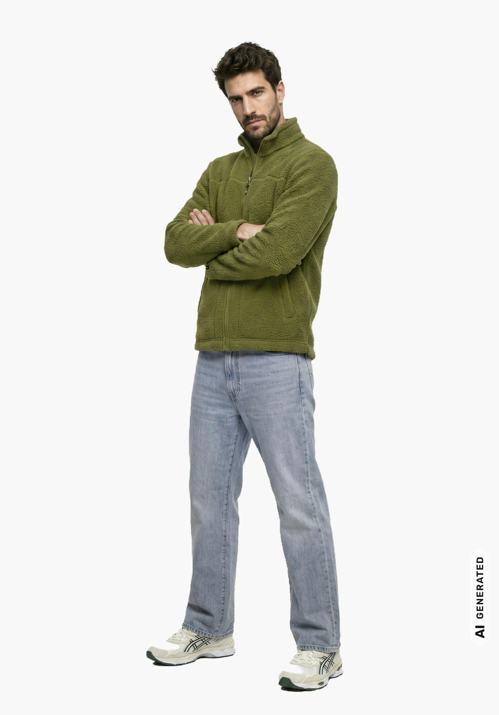 Schöffel CIRC Fleece Jk Style Purga MNS Herren – große Größen Grün - Ansicht 3