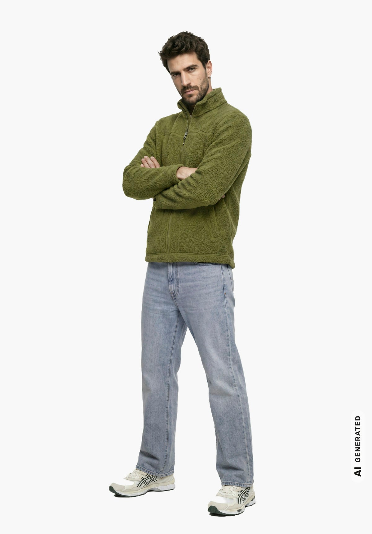 Schöffel CIRC Fleece Jk Style Purga MNS Herren – große Größen Grün - Ansicht 3