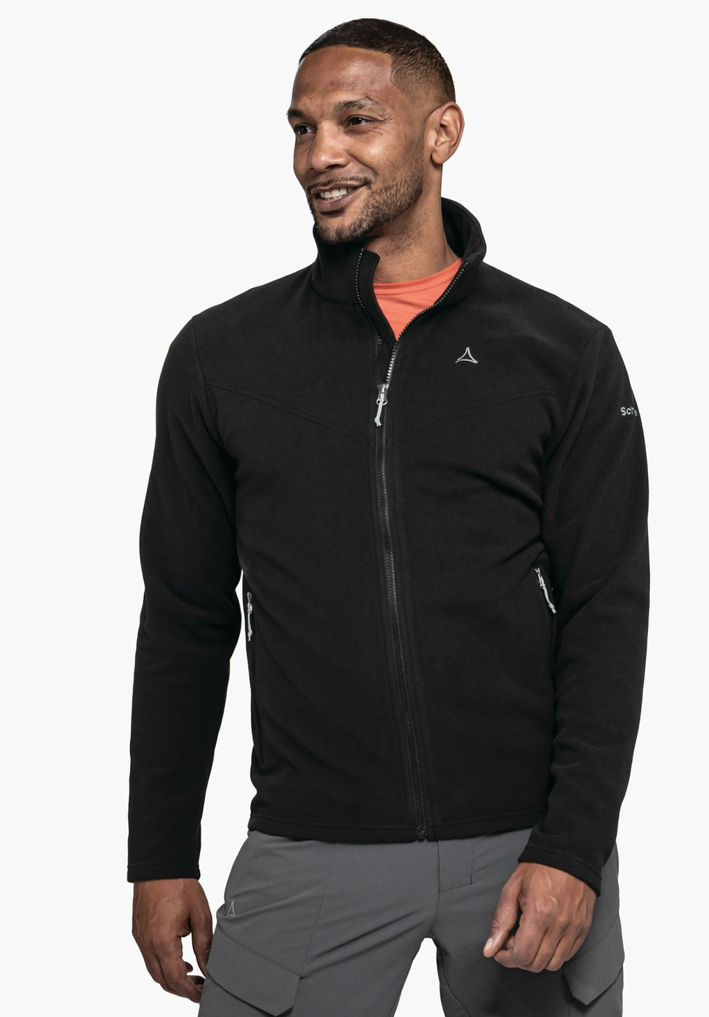 Schöffel Fleece Jk Style Qutang MNS Herren – große Größen – Schwarz