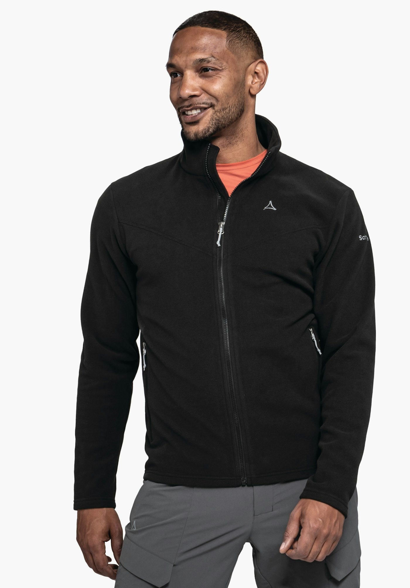 Schöffel Fleece Jk Style Qutang MNS Herren – große Größen – Schwarz