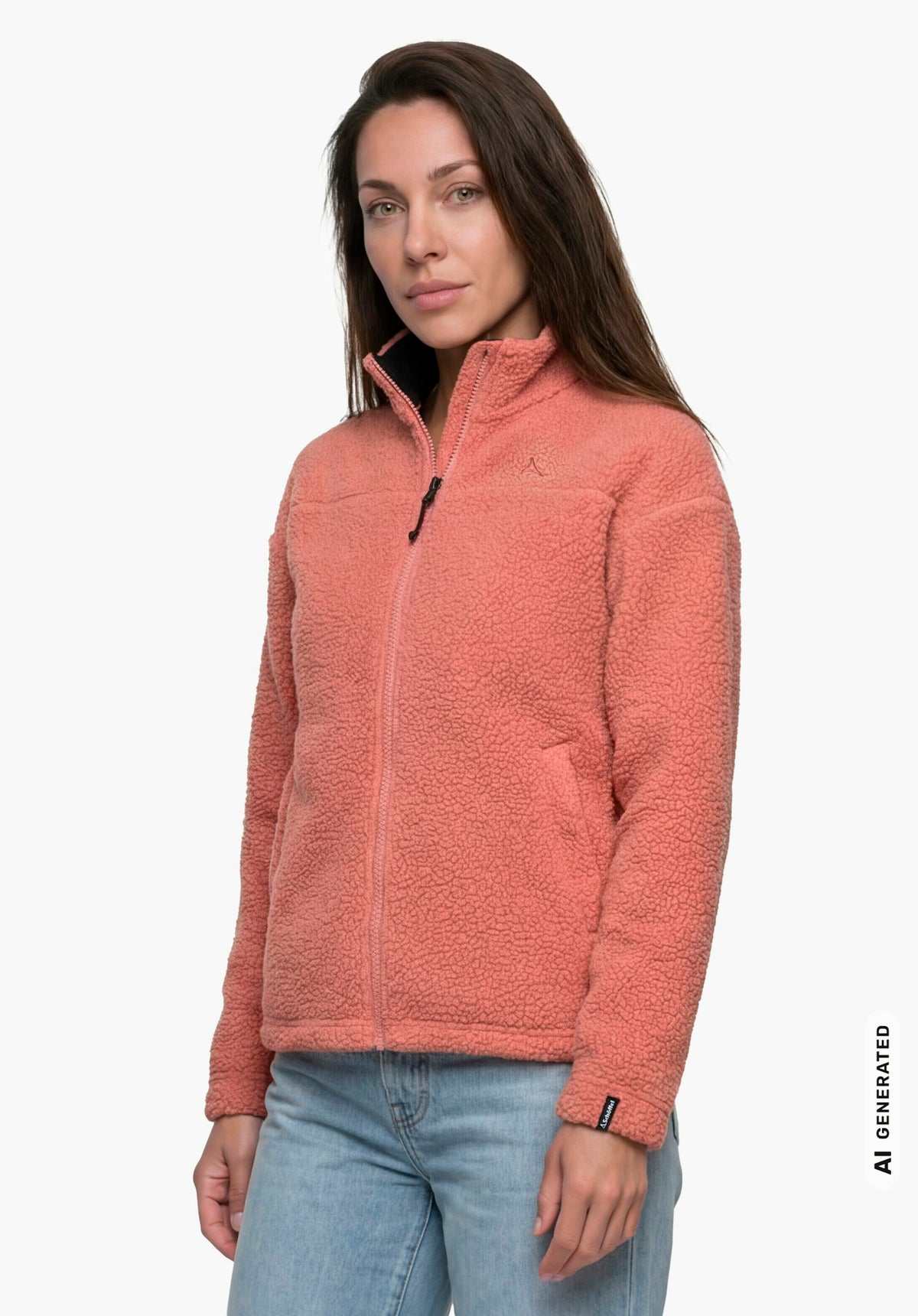 Schöffel CIRC Fleece Jk Style Purga WMS Damen – große Größen Pink - Ansicht 1