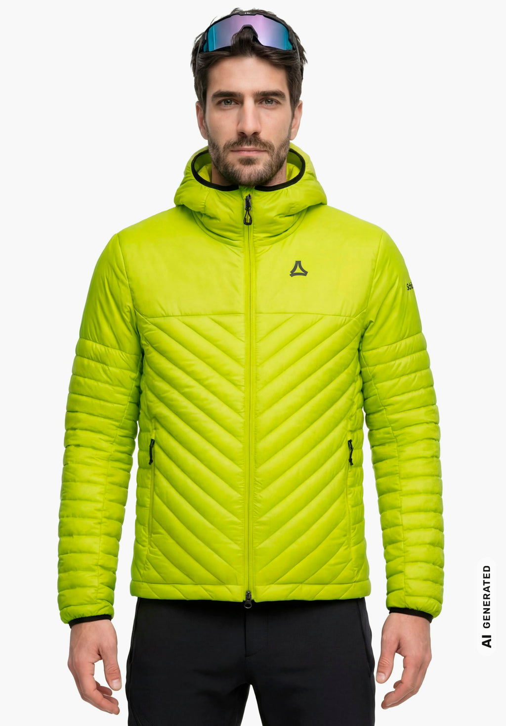 Schöffel Down Jacket Style Cascata MNS Herren – große Größen Gelb - Ansicht 1