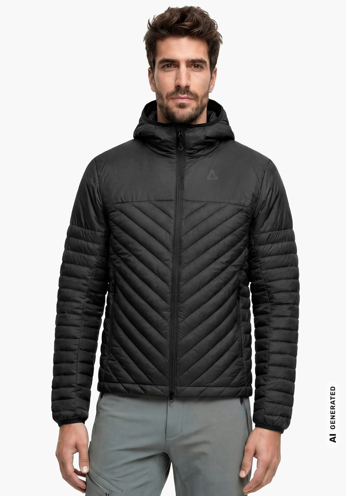 Schöffel Down Jacket Style Cascata MNS Herren – große Größen Schwarz - Ansicht 1