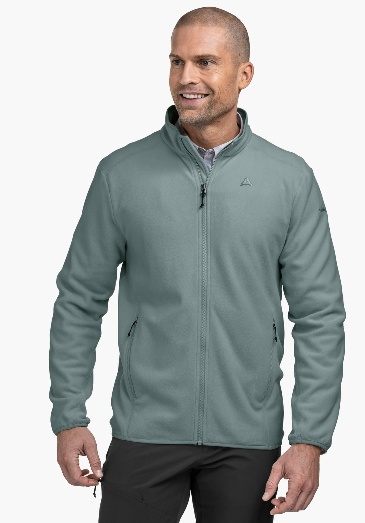 Schöffel Fleece Jk Style Ash MNS Herren – große Größen Grau - Ansicht 1