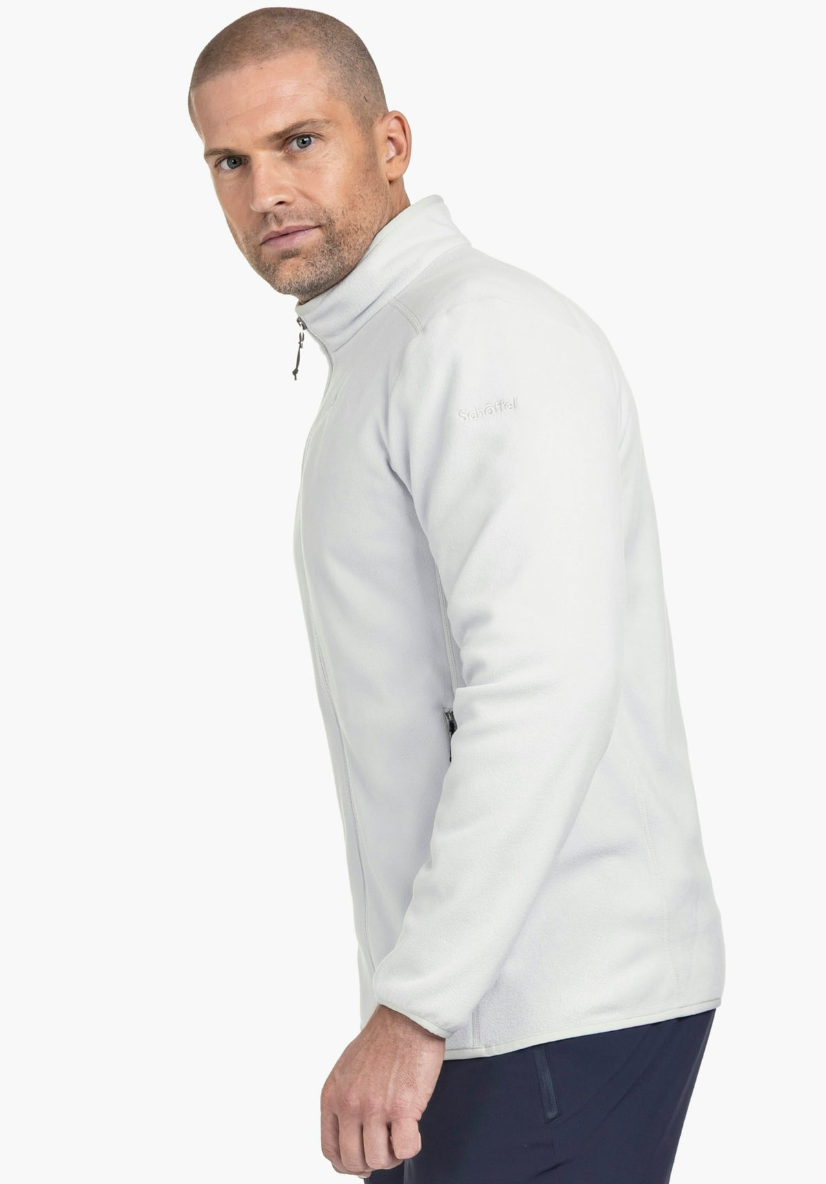 Schöffel Fleece Jk Style Ash MNS Herren – große Größen Grau (9000) - Ansicht 3