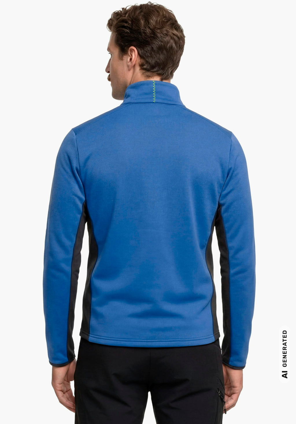 Schöffel Fleece Jk Style Milagle MNS Herren – große Größen Blau - Ansicht 2