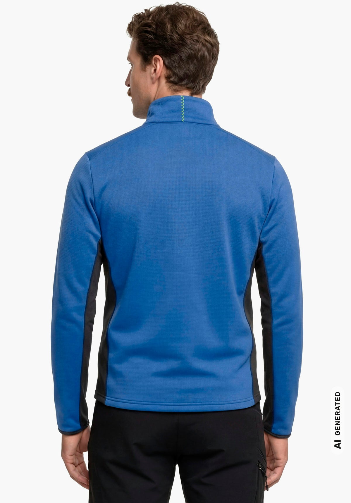 Schöffel Fleece Jk Style Milagle MNS Herren – große Größen Blau - Ansicht 2