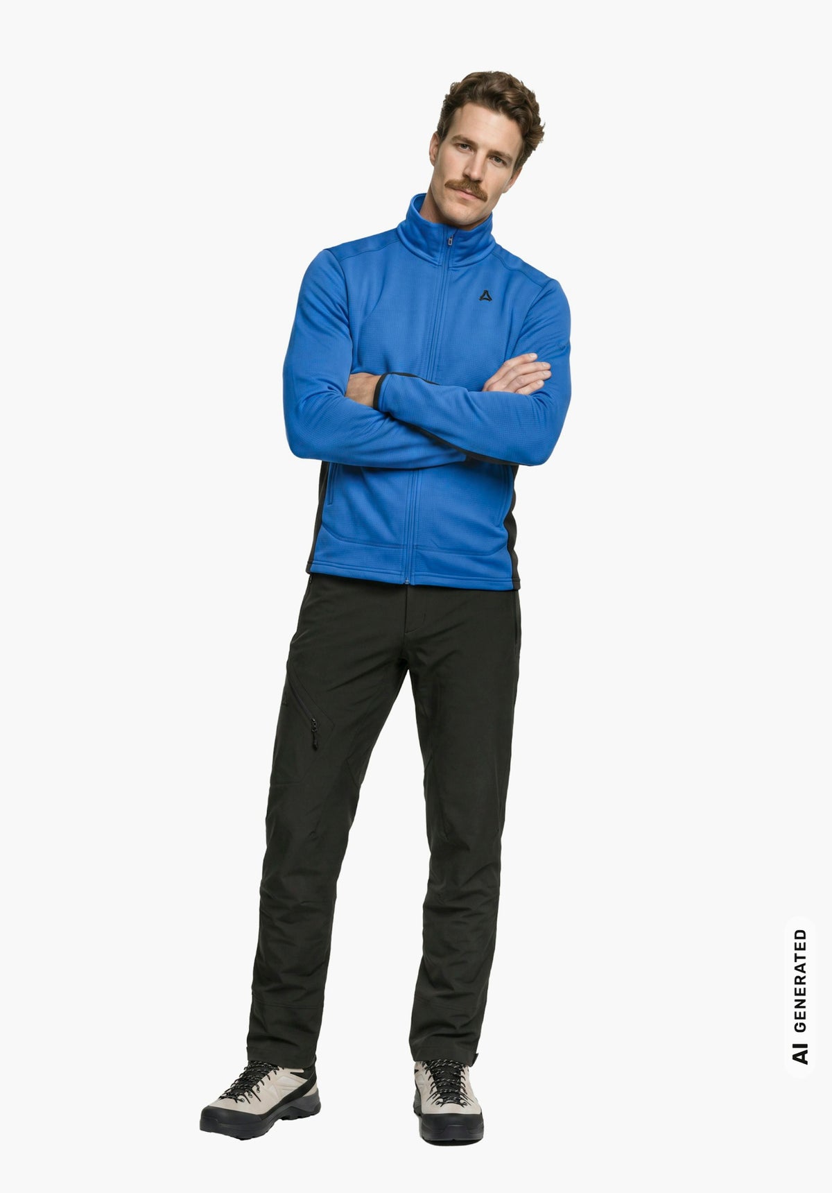 Schöffel Fleece Jk Style Milagle MNS Herren – große Größen Blau - Ansicht 3