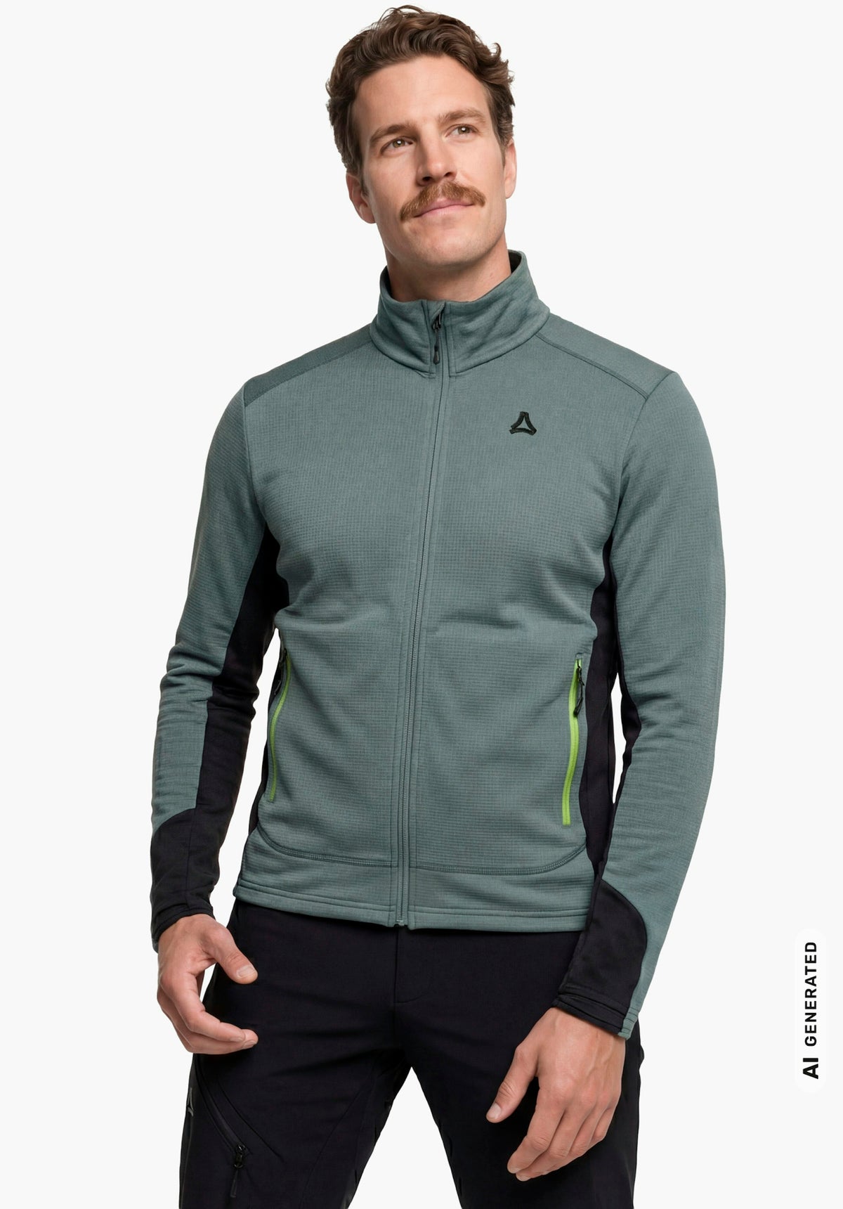 Schöffel Fleece Jk Style Milagle MNS Herren – große Größen Grau - Ansicht 1