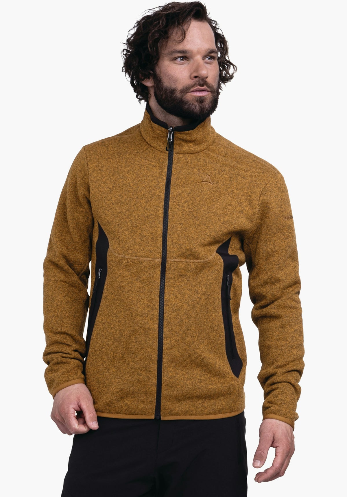 Schöffel CIRC Fleece Jk Style Yew MNS Herren – große Größen Braun - Ansicht 1