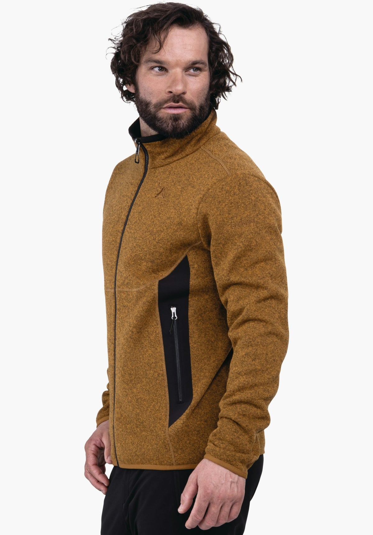 Schöffel CIRC Fleece Jk Style Yew MNS Herren – große Größen Braun - Ansicht 3