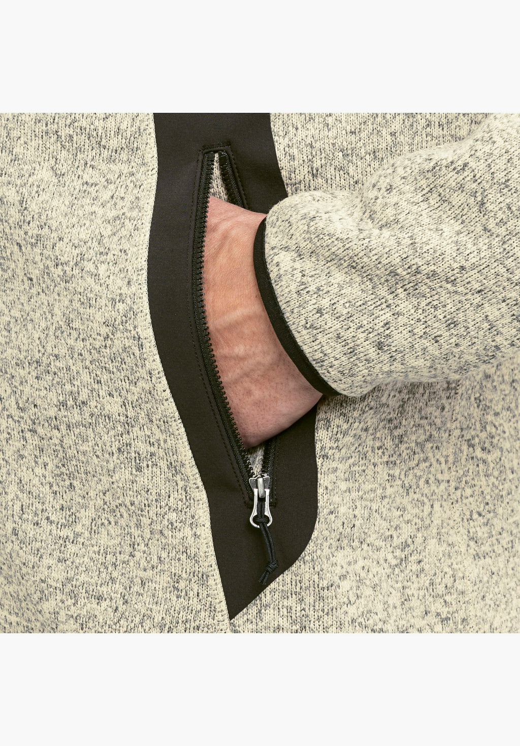 Schöffel CIRC Fleece Jk Style Yew MNS Herren – große Größen Beige - Ansicht 4