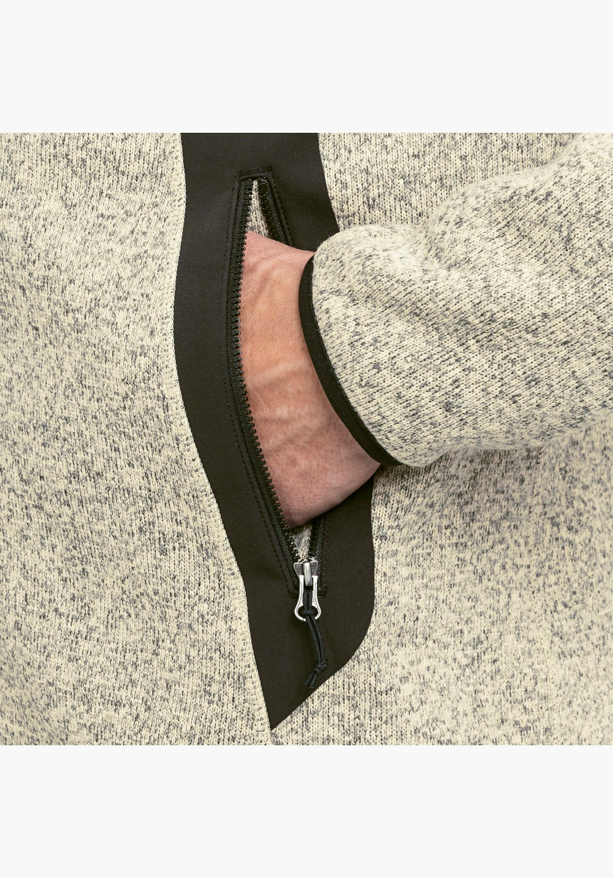 Schöffel CIRC Fleece Jk Style Yew MNS Herren – große Größen Beige - Ansicht 4