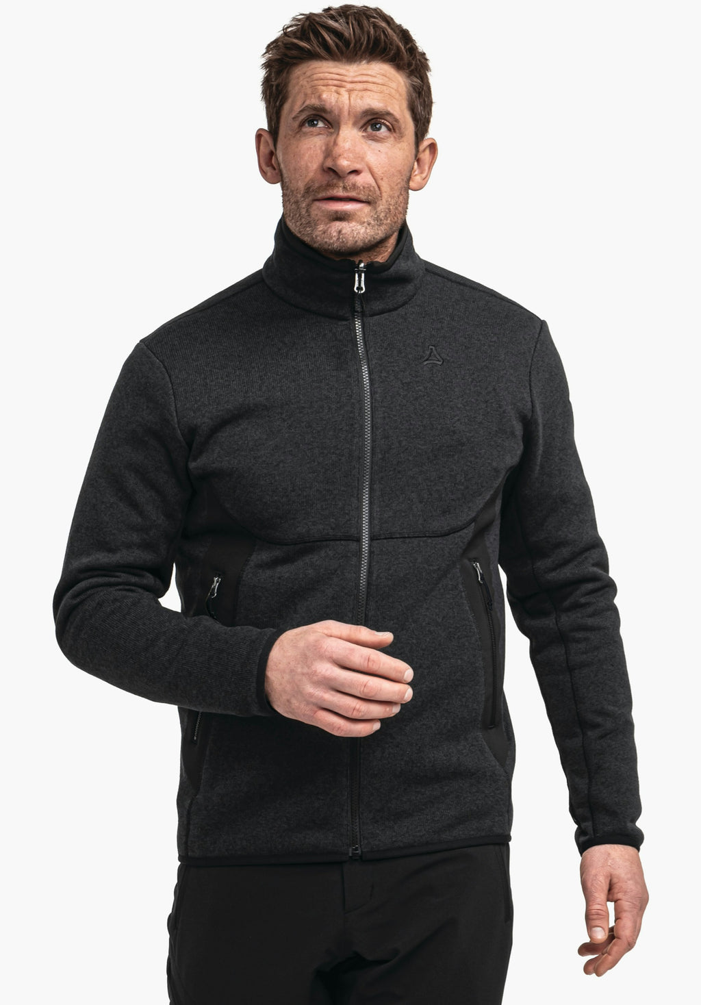 Schöffel CIRC Fleece Jk Style Yew MNS Herren – große Größen Schwarz - Ansicht 1