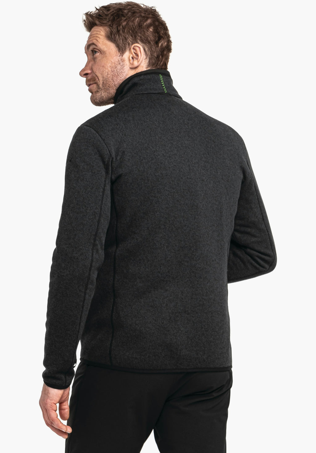 Schöffel CIRC Fleece Jk Style Yew MNS Herren – große Größen Schwarz - Ansicht 2