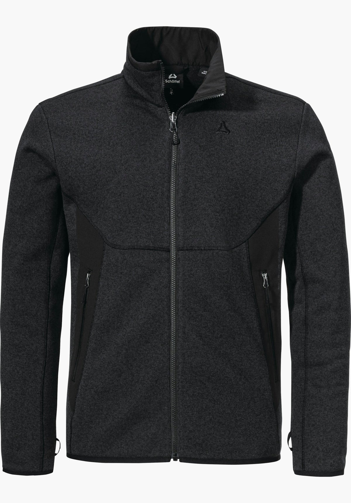 Schöffel CIRC Fleece Jk Style Yew MNS Herren – große Größen Schwarz - Ansicht 4