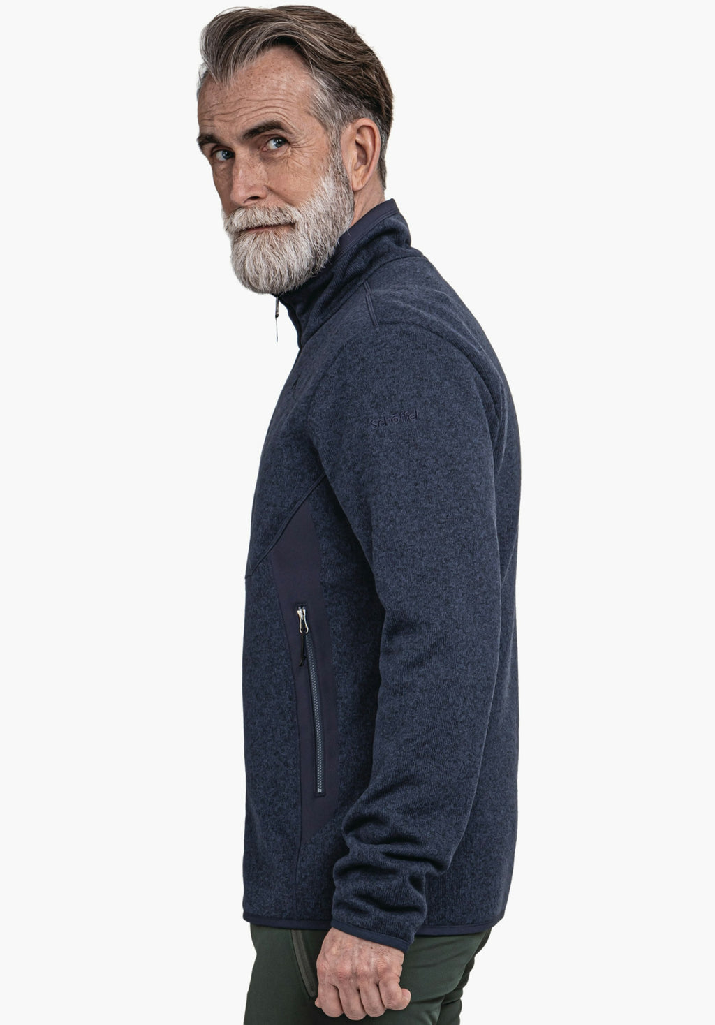 Schöffel CIRC Fleece Jk Style Yew MNS Herren – große Größen Blau - Ansicht 3