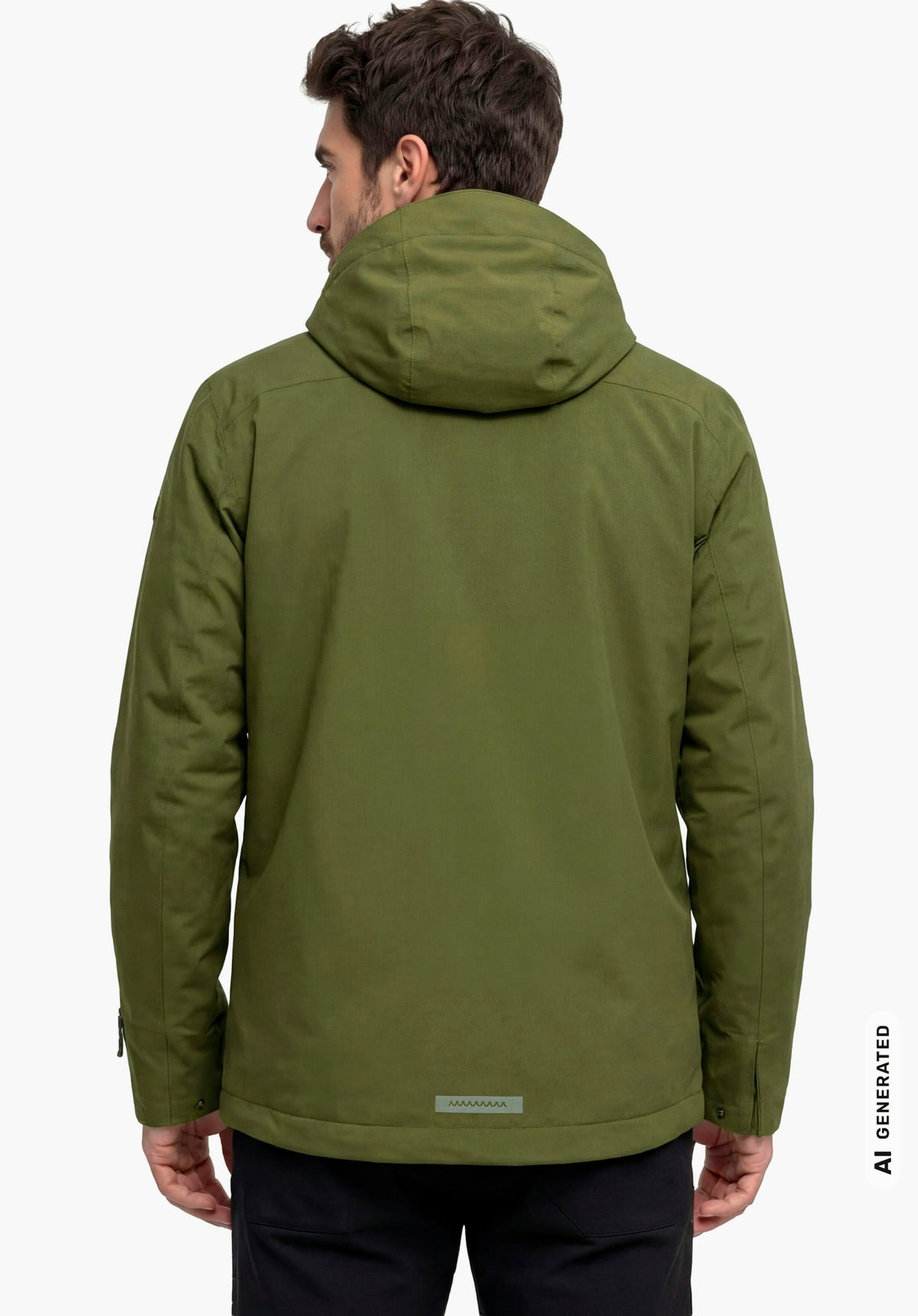 Schöffel 3in1 Parka Style Borkol MNS Herren – große Größen Grün - Ansicht 2