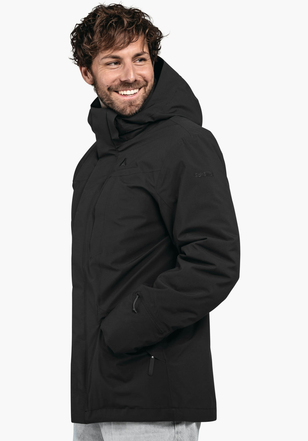 Schöffel 3in1 Parka Style Borkol MNS Herren – große Größen Schwarz - Ansicht 5
