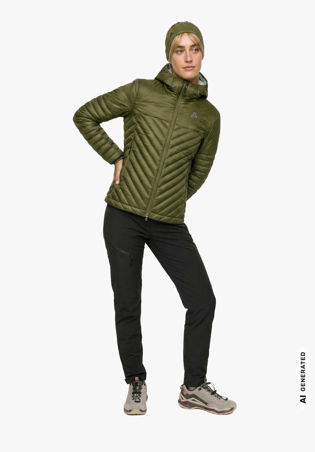 Schöffel Down Jacket Style Cascata WMS Damen – große Größen Grün - Ansicht 3