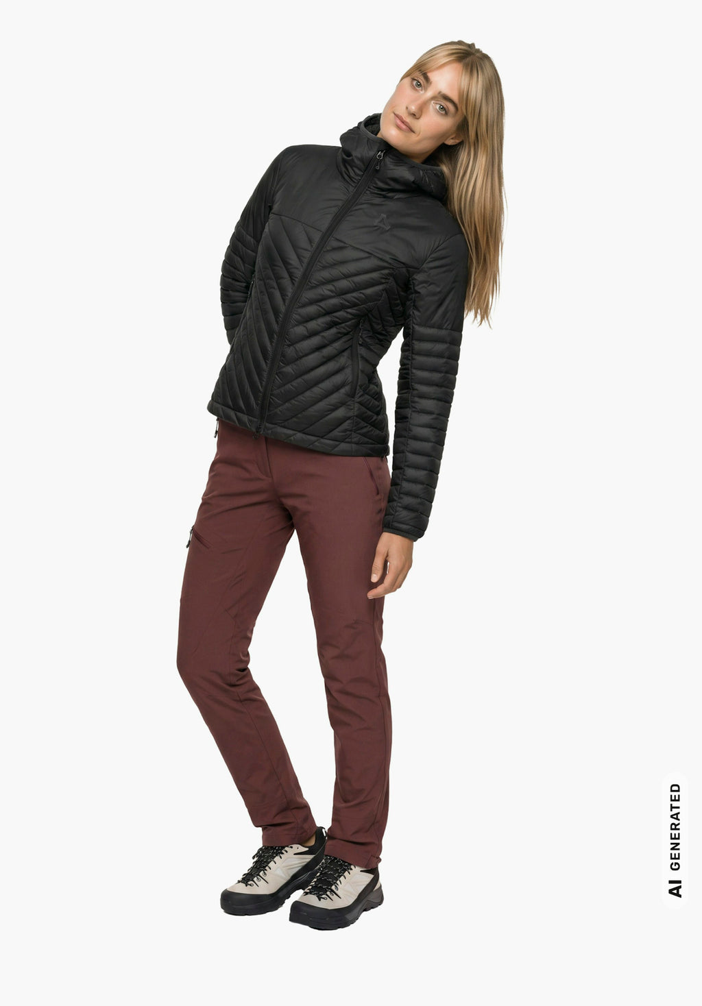 Schöffel Down Jacket Style Cascata WMS Damen – große Größen Schwarz - Ansicht 3