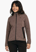 Schöffel CIRC Fleece Jk Style Yew WMS Damen – große Größen Braun - Ansicht 1