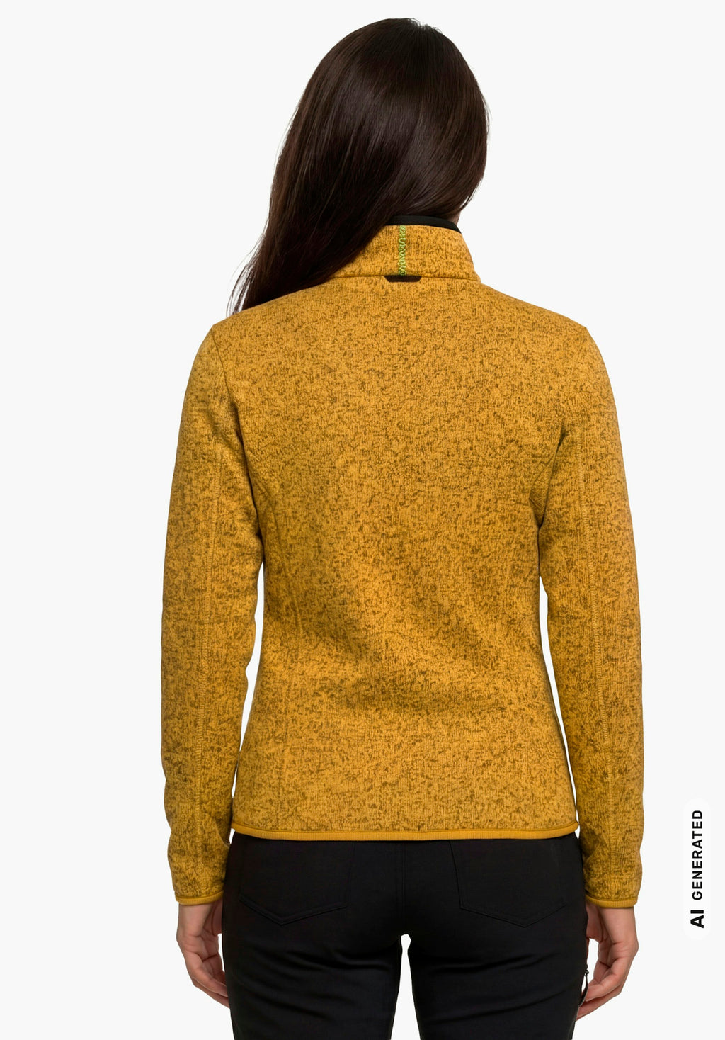 Schöffel CIRC Fleece Jk Style Yew WMS Damen – große Größen Gelb - Ansicht 2