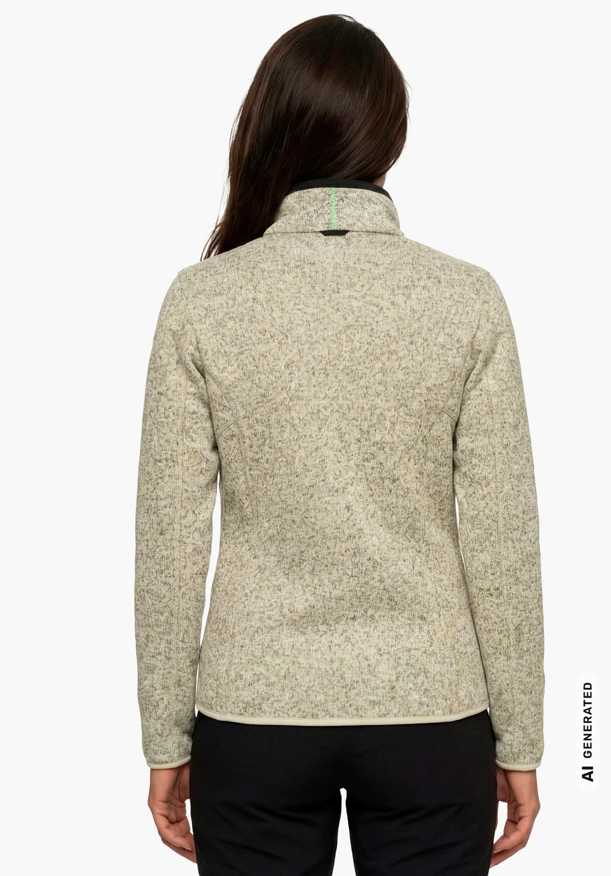 Schöffel CIRC Fleece Jk Style Yew WMS Damen – große Größen Beige - Ansicht 2