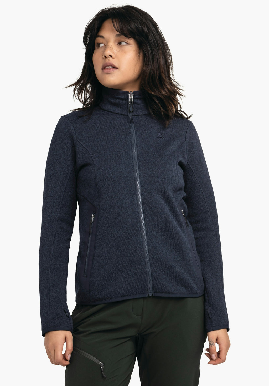Schöffel CIRC Fleece Jk Style Yew WMS Damen – große Größen Blau - Ansicht 1