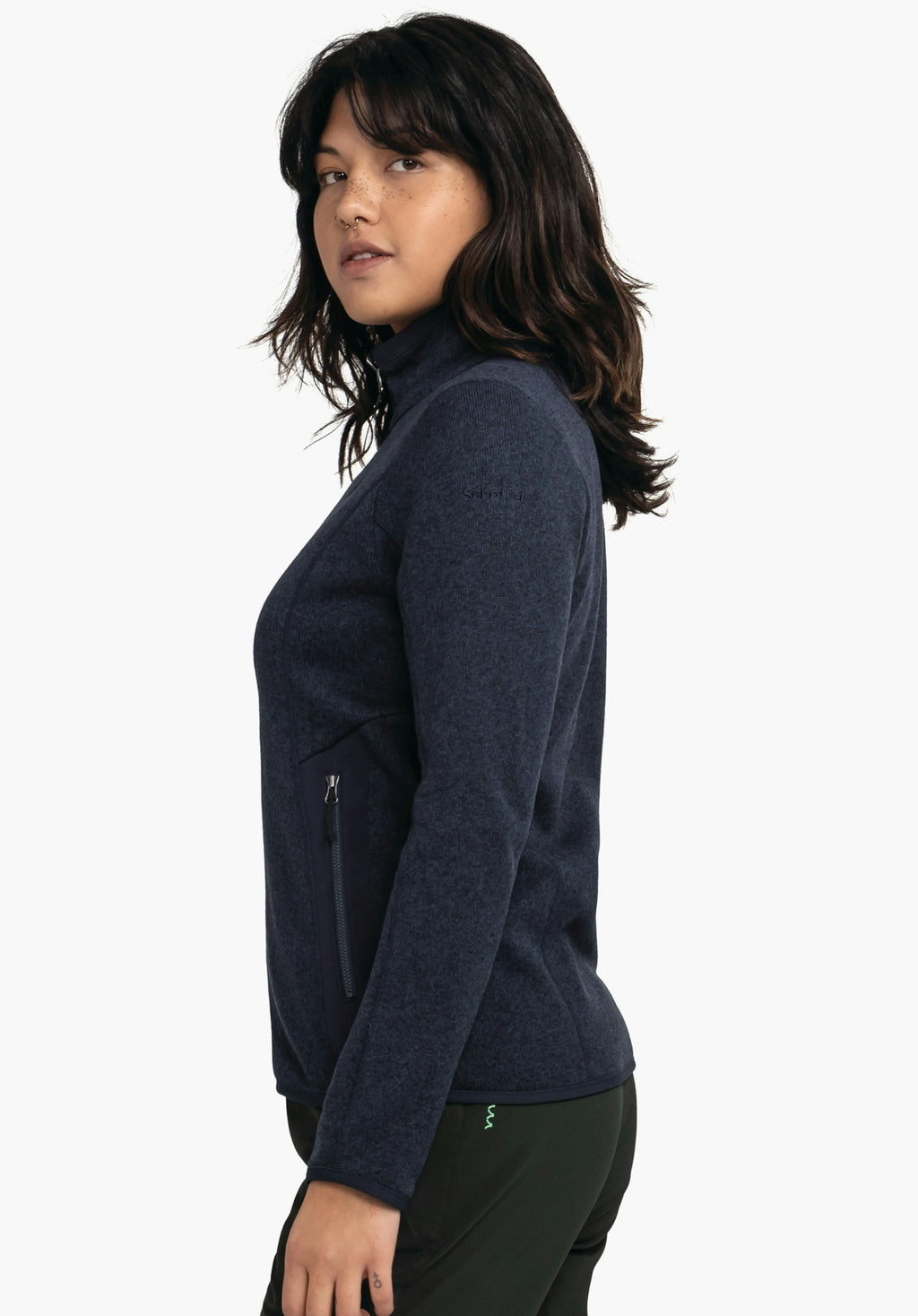 Schöffel CIRC Fleece Jk Style Yew WMS Damen – große Größen Blau - Ansicht 3