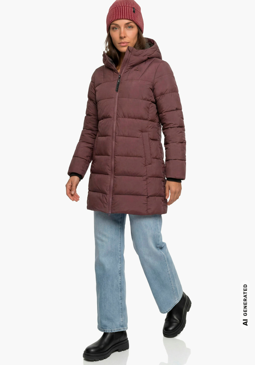 Schöffel Ins Parka Style Boslix WMS Damen – große Größen Lila - Ansicht 1