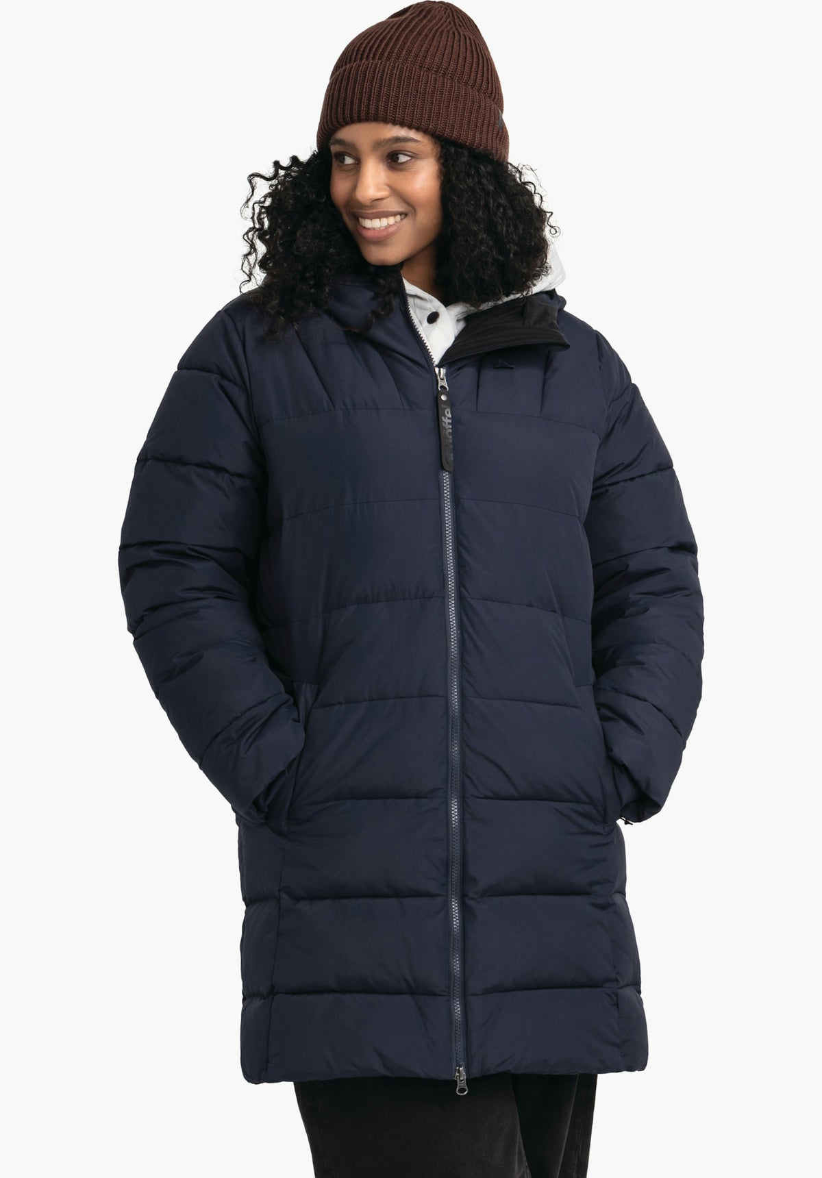 Schöffel Ins Parka Style Boslix WMS Damen – große Größen Blau - Ansicht 1