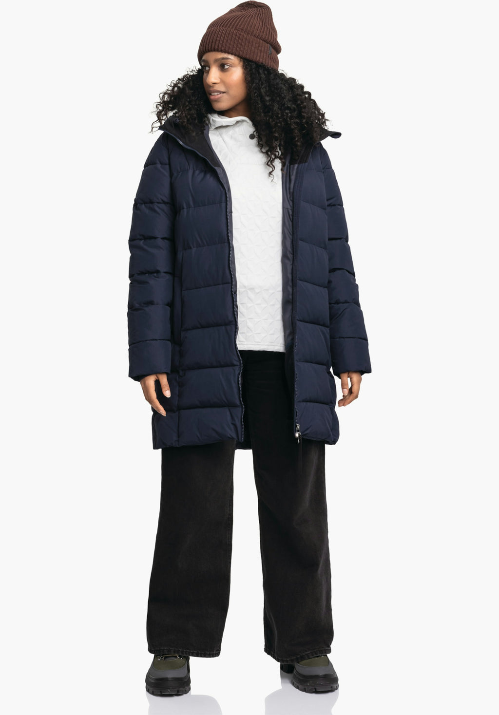 Schöffel Ins Parka Style Boslix WMS Damen – große Größen Blau - Ansicht 3